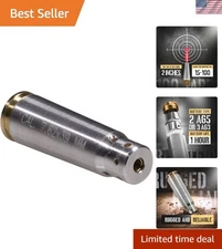 Compact Aluminum Laser Boresight with 5mW Red Laser - Accurate & Lightweight