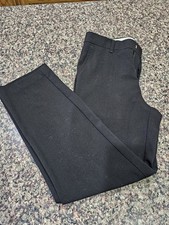 CHAPS Boys Slacks 10 Flat Front Dress Pants Black Pockets Suit Separates FREESHP