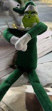 Grinch On A Shelf Green Plush 12" Christmas Elf Doll Toy NWT