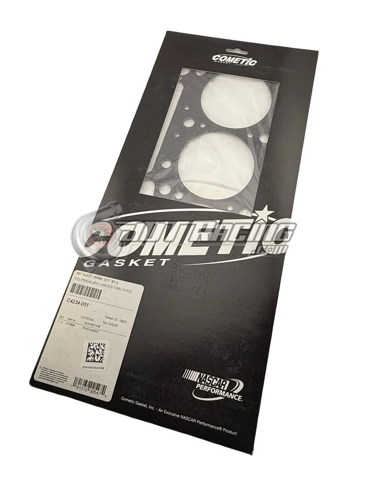 New Cometic MLS Head Gasket .051" 86mm for 1990-1994 Plymouth Laser RS 4G63 DSM - Image 2 of 4