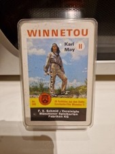 FX SCHMID Quartett WINNETOU Karl May II ( Vollständig ) KARTENSPIEL  [1970]