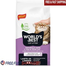 15lb Natural Cat Litter Clumping Dust Free For Easy Cleanup Eco Friendly New