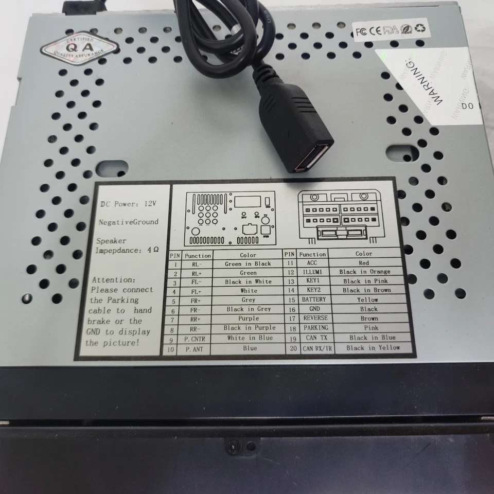 Double DIN 7" Car Stereo Radio GPS Navigation Head Unit Bluetooth TOCADO TH8820G - Image 3 of 4