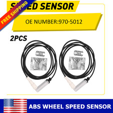 Pair 2PCS ABS Wheel Speed Sensor Front Rear F...