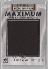 2014-15 ITG Used Maximum Memorabilia 23/50 Nikolai Khabibulin #MM-NK1 g1e