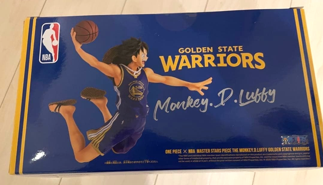 ONE PIECE x NBA Master Stars Piece Monkey D. Luffy Golden State