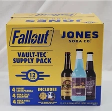 Fallout x Jones Soda Co - Vault-Tec Supply Pack, 12 fl oz, 12-pack