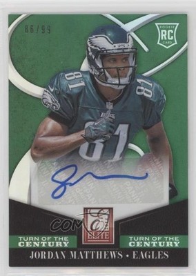 2014 Elite Rookie Turn of the Century Signatures 86/99 Jordan Matthews Auto 2t7