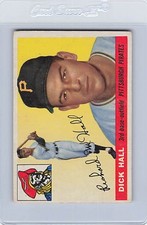 1955 Topps #126 Dick Hall Pirates VG *DA-E2717