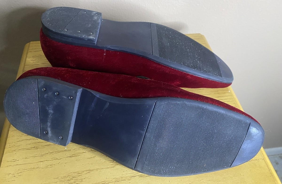 Giorgio Brutini COWELL Mens Red 176350 Slip On Velvet Dress  display picture 1