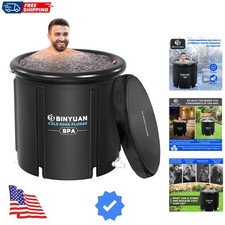 XL Ice Bath Tub for Athletes With Cover 99 Gal