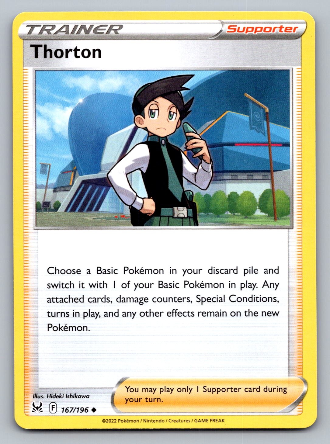 Pokemon TCG SWSH11: Lost Origin Thorton 167/196