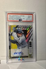 2021 Bowman Chrome - Bowman Ascensions Andrew Vaughn #BA-23 Autographs /100 PSA9