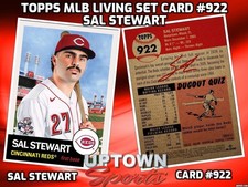 Sal Stewart - 2026 Mlb Living Set - Card 922 -presale