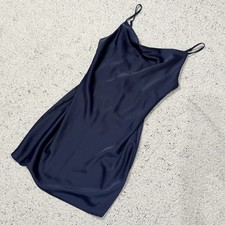 Urban Outfitters Navy Slip Mini Dress Size M Spaghetti Strap Party Dress