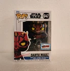 *NEW* 2023 NYCC FUNKO STAR WARS DARTH MAUL #647 POP! OFFICIAL STICKER