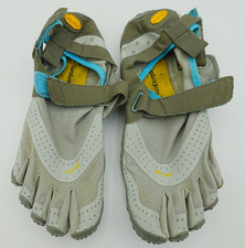 Vibram FIVE FINGERS Gray Shoes 18M7303 Women Size 8.5-9 