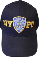 Future Officer Style: Kids' NYPD Cap with Cool Embroidered Logo Navy 