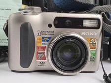 Sony Cybershot DSC-S75 3.3MP Digital Point Shoot Camera Tested Working