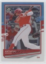 2020 Panini Donruss Optic Retail Carolina Blue & White Prizm Anthony Rendon 0b3