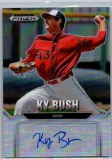 2022 Panini Prizm Draft Picks Silver Prizm Auto Ky Bush #AU-72