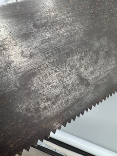 Richardson Bros. Panel Saw 14" Blade Nice Etch