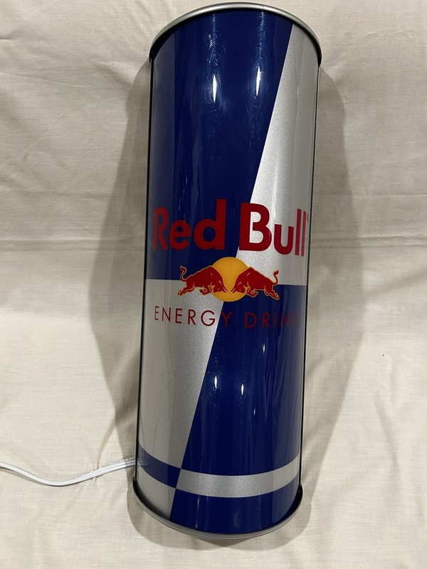 OG Red Bull Energy Drink Can Lighted Wall Sign Advertising light vintage Works!
