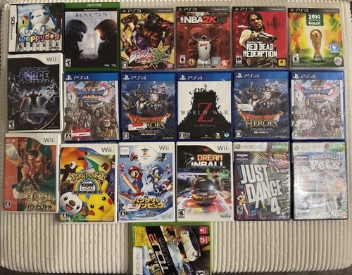 New Listing19 Video Games Bundle: Wii, Xbox One, Xbox 360, PS3, PS4, Nintendo DS