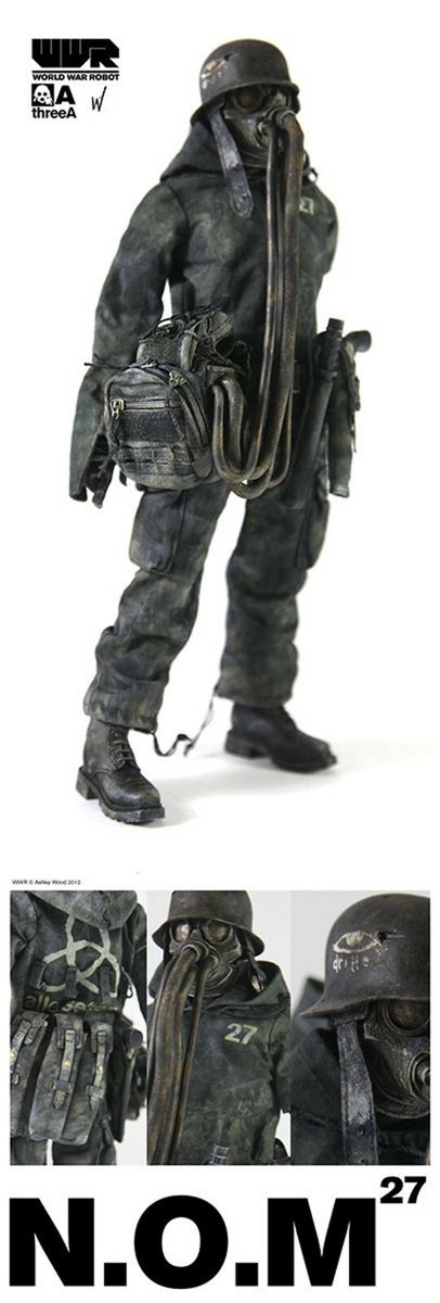 ThreeA3A 1/6 WWRp World War Robot VON NOM 27 Commander Figure In