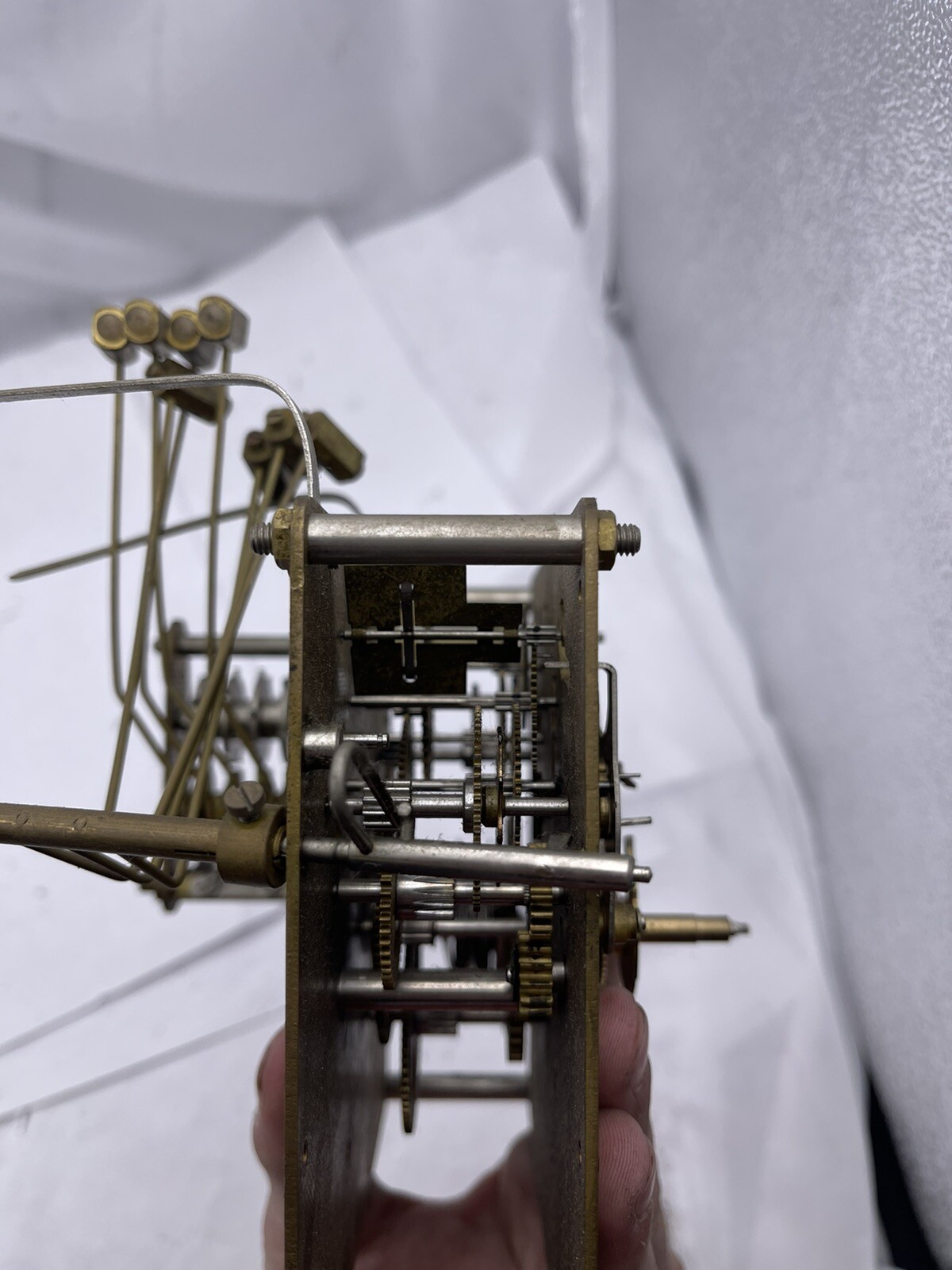 Used Clock Movement Hermle Black Forest Clock For Parts 451050 94cm eBay