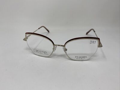 MOREL 1880 EYEWEAR 20119K 52/19/140 DO11 GOLD BROWN EYEGLASSES !J55