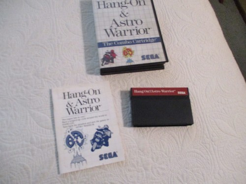 Sega Master System HANG-ON & ASTRO WARRIOR (1986) - Complete - Tested - Picture 4 of 6