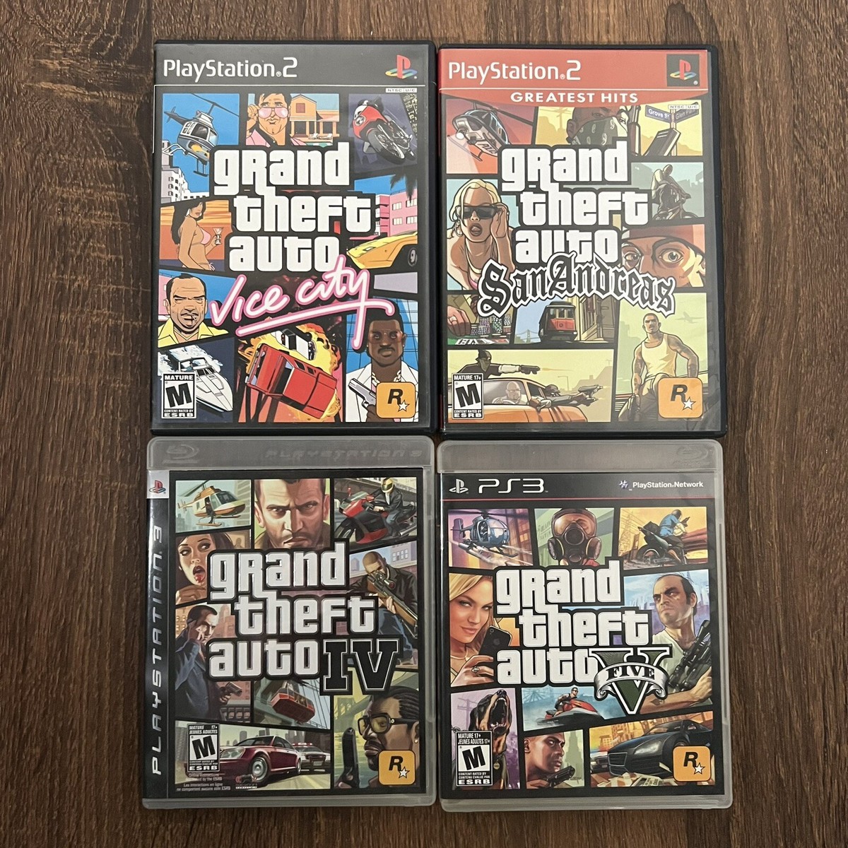 Lot de jeux Grand Theft Auto PS2 PS3 GTA Vice City San