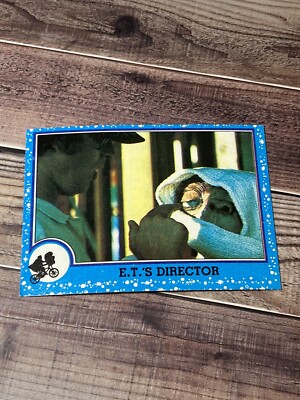 E.T. The Extra-Terrestrial Movie 1982 Topps Trading Card #83 E.T.'s Director