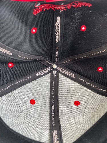 Atlanta Falcons NFL Mitchell & Ness Hat Adjustable Snapback Under Brim Design - Picture 8 of 8