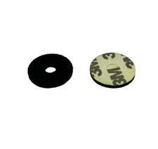 Tripod head adhesive rubber pad  Round 1" x 0 7 in/25.5 x 1.8mm w/die cut hole