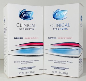 perspirant clinical deodorant x2 gel strength powder oz anti secret clear