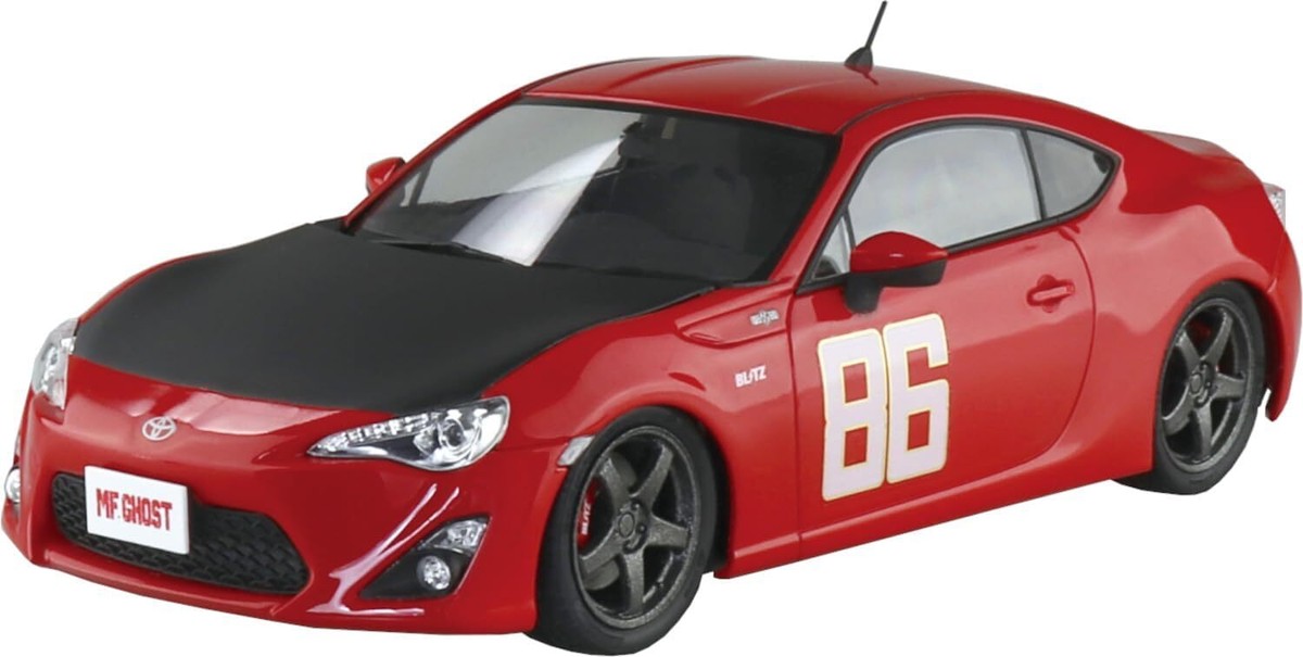 MF Ghost No.3 Katagiri Natsumu ZN6 TOYOTA86 1/24 Scale Plastic