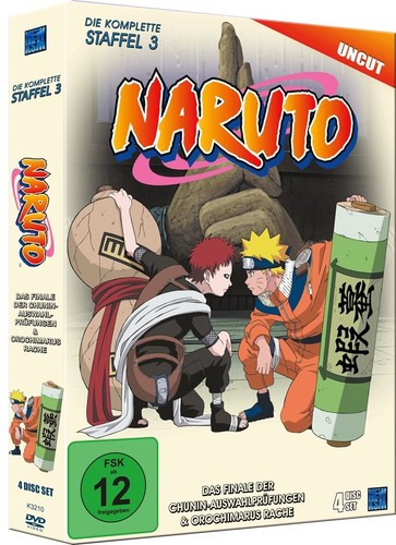 Naruto - Staffel 3: Das Finale der Chunin-Auswahlprüfungen & Orochimarus R (DVD)