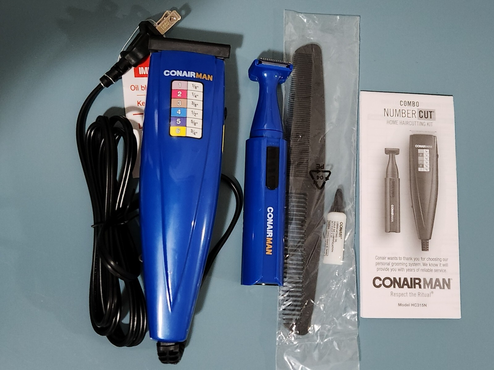 conair man combo number cut home haircutting kit eBay