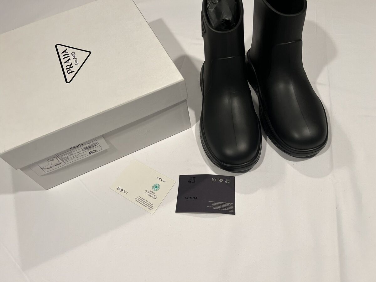 Prada Men's Rubber Boots 46, US 13. $1250 | eBay Prada Men's Rubber Boots 46, US 13. $1250 | eBay