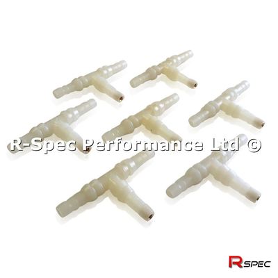 T-Stück Dämpfer Inline Schlauchverbinder - Mechanische Turbo Boost Gauge Psi Bar