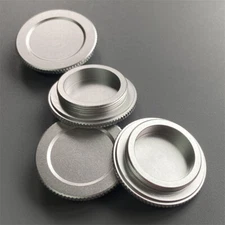 4PCS Metal Screw C Mount Body Caps CCTV Camera Body Cap Lens Cover Dust Cover