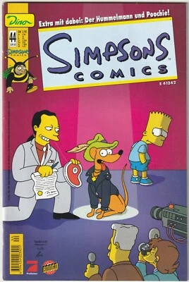 ✪ SIMPSONS COMICS #44, Dino Comics/Bongo Comics 2000 COMICHEFT TOP Z1 - Bild 1 von 3