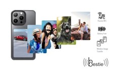 Bestie E Ink Phone Case Cover Display for iPhone, 14 & 15, Pro/Pro Max. With App
