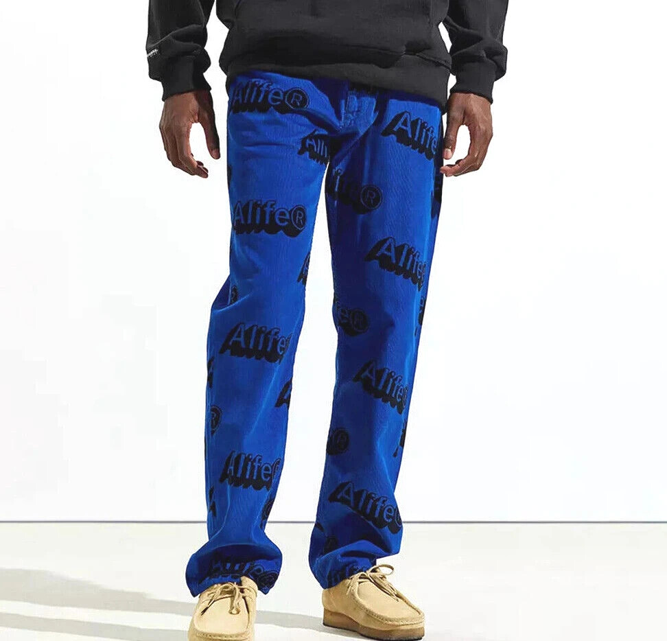 NWT ALIFE X Lee 36 X32 Blue Bittersweet Corduroy Logo Taper NWT ALIFE X Lee 36 X32 Blue Bittersweet Corduroy Logo Taper