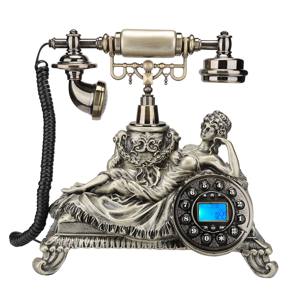 Retro Telephone MS-83070C Bronze European Style Antique Caller ID | eBay