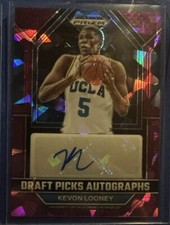 Kevin Looney UCLA Basketball Panini Prizm Rookie autograph card /99 GS Warriors