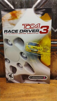 TOCA Race Driver 3 PlayStation 2 PS2 Original CODEMASTERS Game Instruction Book