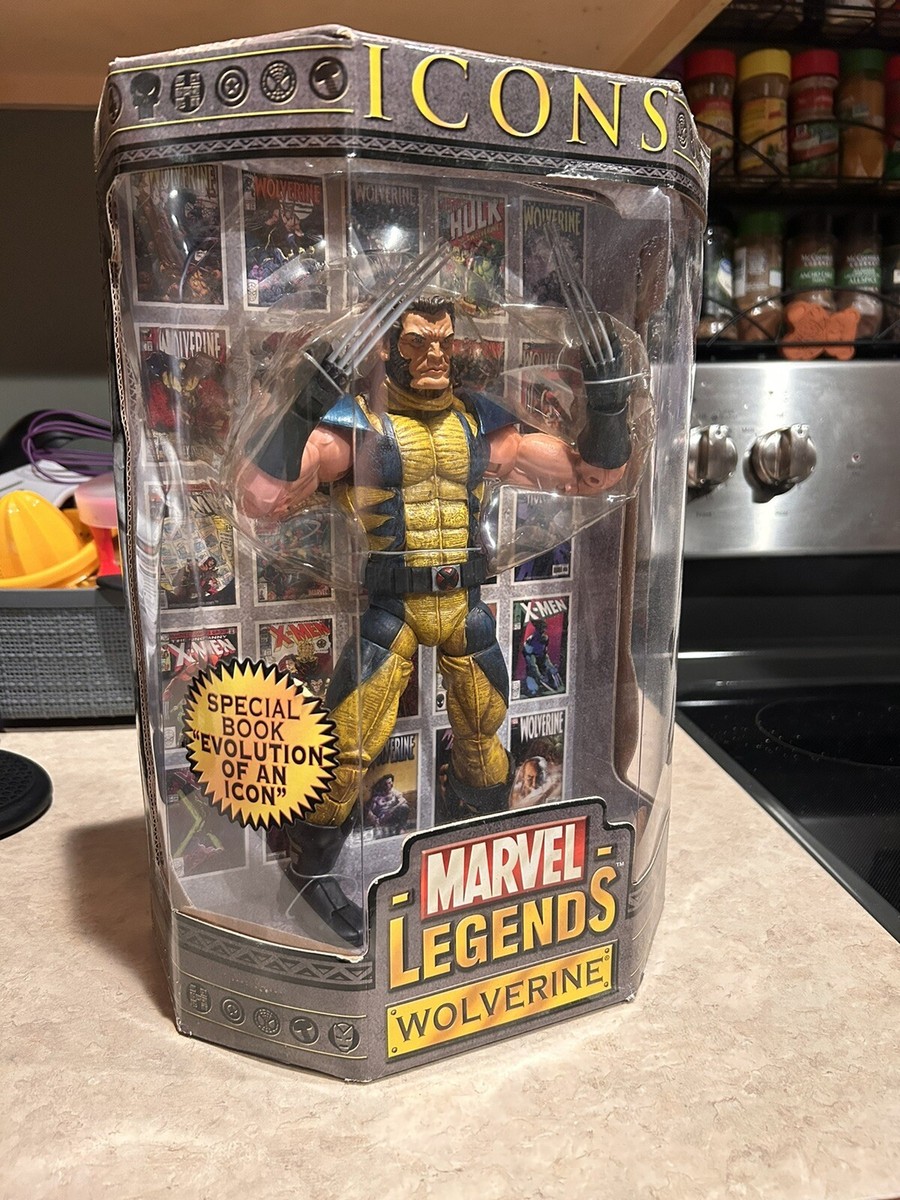 アメコミ Marvel Legends Icons Series Wolverine Marvel Legends Icons Series 1 Action Figure Wolverine[ Mask-Down